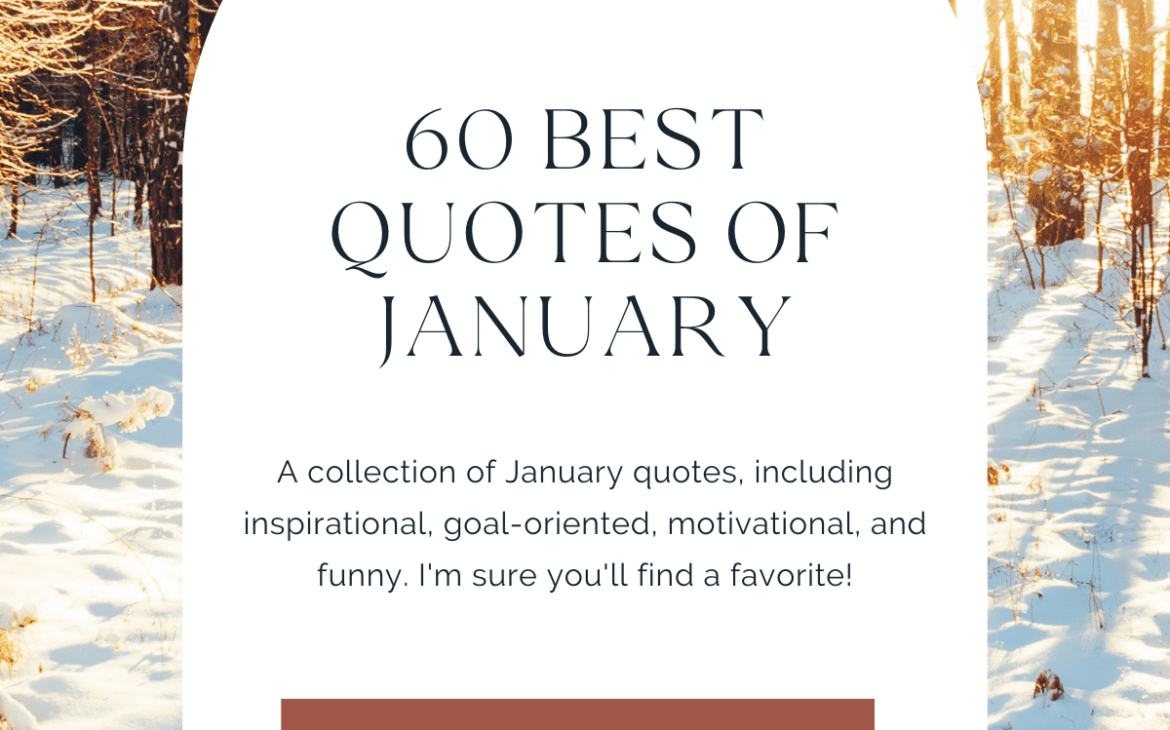 60 Best January Quotes for 2022